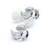 Support de Bague Forme Nœud 16 mm – Acier Inox 304 – Argenté