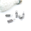 Embouts pour Cordon 10x3mm – Acier Inoxydable 316 Argenté