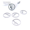 Pendentifs Oiseau Mouette Médaillon 15mm – Acier Inoxydable 304 Argenté