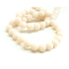 Perles Rondes à facettes en verre 8mm Rose Pale H166802D