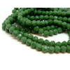 Perles à Facettes Rondes 8mm – Verre Vert Forêt