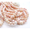 H11C02302 coloris A03 – Lot de 1 fil d'environ 85 Perles Rondelles 6x5mm Verre Facettée Pastel