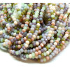 Perles Rondelles Verre Facettée 3x2mm – Multicolores Pastel 005B02