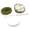 Supports de Boutons à Coudre 20mm Couronne et 4 cabochons – Laiton Finition Bronze