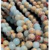 Perles ronde 8mm Jaspe Aqua Terra