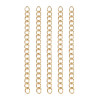Chaînettes d'Extension 4 cm – Acier Inox 304 Doré à l'Or Fin 18K – Placage IONIQUE (IP)