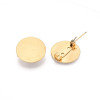 Supports de Broche 20mm  – Acier Inoxydable 304 Doré à l'or fin 18K, PVD
