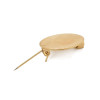 Supports de Broche 25mm  – Acier Inoxydable 304 Doré à l'or fin 18K, PVD