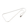 Colliers 45 cm Maille serpent 0.9mm – Acier Inoxydable 304 Argenté