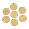 Pendentifs Cercle 10 mm – Acier Inox 304 Doré – Placage IONIQUE (IP)
