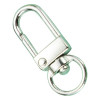 Grands Mousquetons Porte-Clés 32mm – Métal Argent Platine
