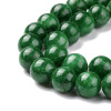 Perles Rondes Jade Mashan Vert 8 mm