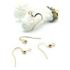 Crochets Boucles d'Oreille 16mm – Acier Inoxydable 304 Doré  18K