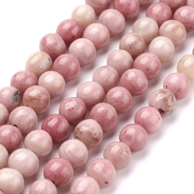 Perles Rondes 8 mm – Rhodonite