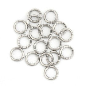 Anneaux de Jonction 4mm x 0.7mm – Couleur Argent Platine