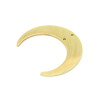 Pendentif Connecteur Lune Croissant 25mm – Acier Inoxydable Doré, placage  IONIQUE