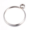 Supports de Pendentifs 20mm, anneau qualité supérieur – Acier Inoxydable 304 Argent Platine