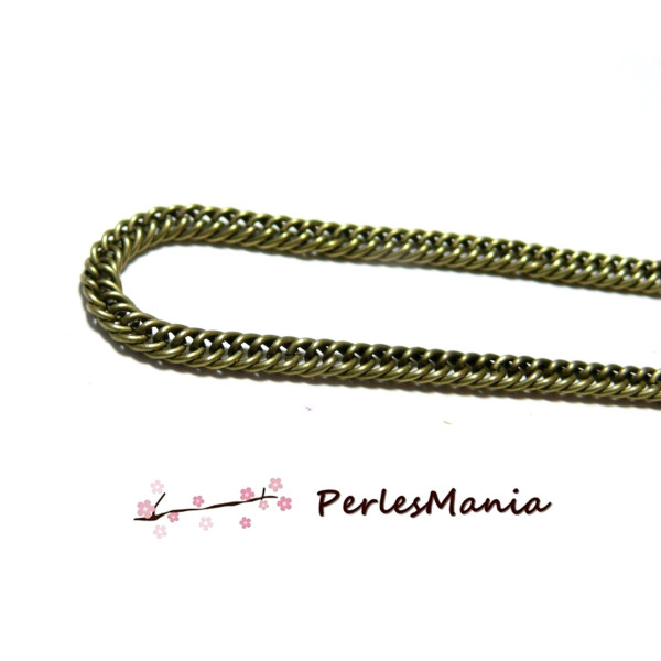 Chaîne Bronze 4x3mm pour création de bijoux