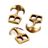 Fermoirs Crochets Ancre Marine pour Cordon 23 mm – Métal Bronze