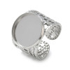 Support de Bague 16mm ARTY1 – Acier Inoxydable 304 Argenté