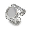 Support de Bague 12mm ARTY1 – Acier Inoxydable 304 Argenté