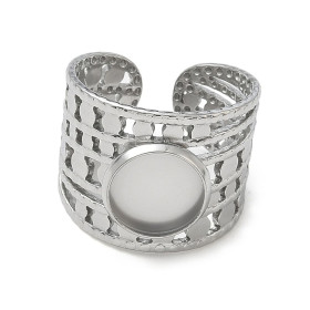 Support de Bague 10mm ARTY1 – Acier Inoxydable 304 Argenté