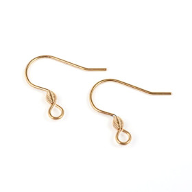 Boucles d’oreille Crochet 18mm – Acier Inoxydable 304 Doré à l’or fin 24K