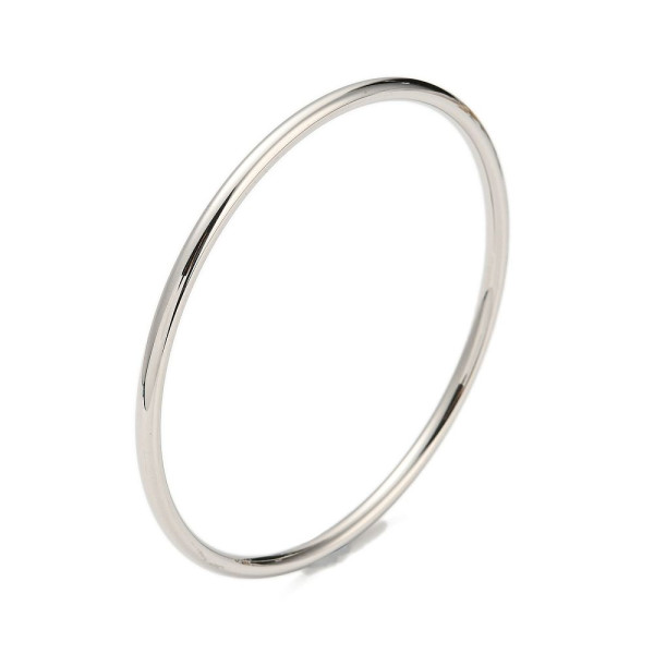 Support Bracelet Jonc 3 mm – Acier Inox 304 Argenté