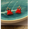 Lot 2 pieces Sexy  pendentif petite robe rouge