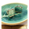 4 pieces Grande bague carré PP