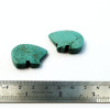 2 pieces Big Turquoise Bear
