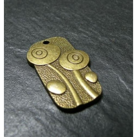 1 piece fleur Bronze pendentifs/breloque