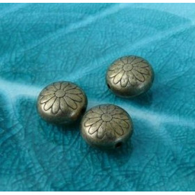 1 pieces marguerite ovale Bronze