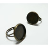5 supports de bague bronze 16mm