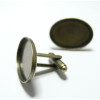 6 Boutons de manchettes 18 par 25 mm bze