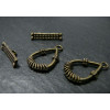 Lot de 1 paire de fermoir bronze 