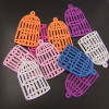 Lot de 1 piece cage violet