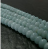 10 perles Amazonite bleu ciel rondelles 4par 6mm