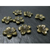 6 pendentifs bronze fleurs