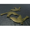 2 pieces bronze Colombe 1983