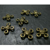 10 pieces bronze pendentif multi connecteurs