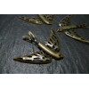 2 pieces bronze Oiseau