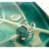 4 pieces Silver oval ring 13 18 A