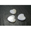 6 perles nacre  Coeur 