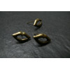 1 paire de  BO Bronze bouche