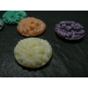1 piece Cabochon Multi Fleur 20mm  resine  Crème