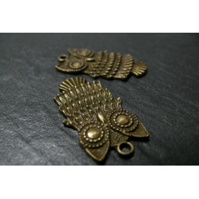 6 pièces pendentifs chouette
