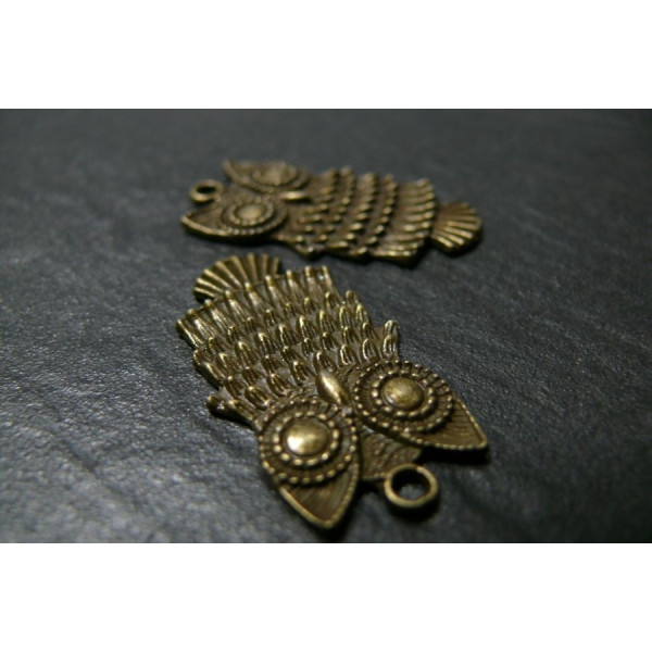 6 pièces pendentifs chouette