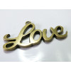 1 breloque bronze  Love