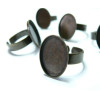 1 piece bronze oval bague 13 par18
